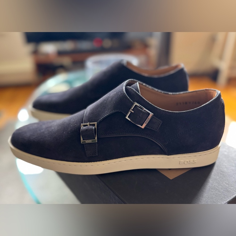 Hugo  boss 
BOSS Men's Devin sd Monk-Strap Loafers